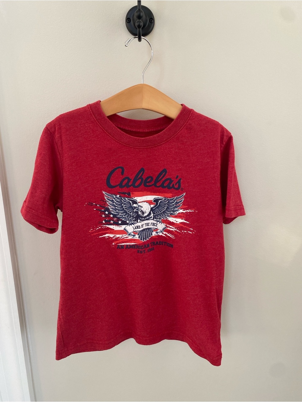 Cabela's Land of the Free Kids Eagle & Flag Graphic Tee
